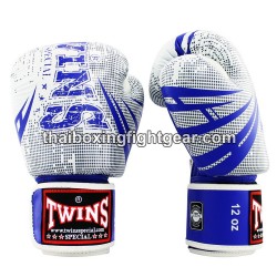 Boxhandschuhe Muay Thai Twins FBGVL3-TW5 "Blue White" | Handschuhe