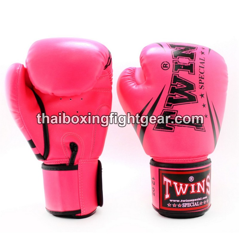 Boxhandschuhe Twins FBGVS3-TW6  "Beginner Edition "Dark Pink" | Thaibox Handschuhe
