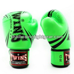 Boxhandschuhe Twins FBGVS3-TW6  "Beginner Edition "Green" | Thaibox Handschuhe