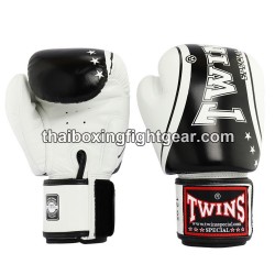 Boxhandschuhe Muay Thai Twins FBGVL3-TW4 "White Black" | Handschuhe