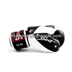Boxhandschuhe Muay Thai Twins BGVL10 "White Black" | Handschuhe