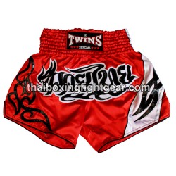 Twins Muay thai shorts "Red White" | Box hosen