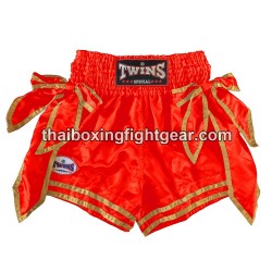 Muay thai boxshorts Twins "BOW-KNOT Red"