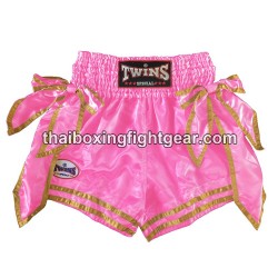 Muay thai boxshorts Twins "BOW-KNOT Pink"