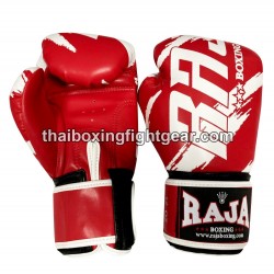 Raja Muay Thai Boxhandschuhe "Tattoo red" | Handschuhe