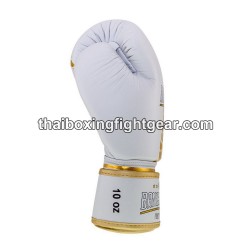 Buakaw Banchamek Muay Thai  Boxhandschuhe "BGL Striker White" | Thaibox Handschuhe