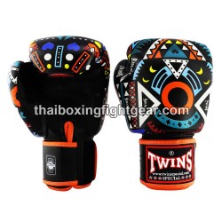 Boxhandschuhe Muay Thai Twins FBGVL3-57 "INDIAN" | Thaibox Handschuhe