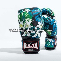 Raja Boxing Muay Thai Boxhandschuhe "Orchid Black" | Handschuhe