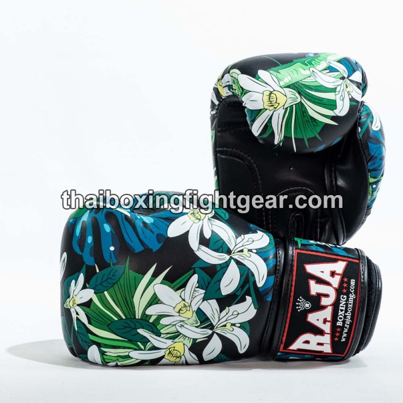 Raja Boxing Muay Thai Boxhandschuhe "Orchid Black" | Handschuhe