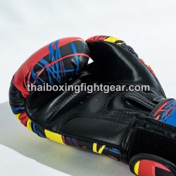 Raja Boxing Muay Thai Boxhandschuhe "Paint Black" | Handschuhe