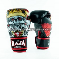 Raja Boxing Muay Thai Boxhandschuhe "Skull King" | Handschuhe