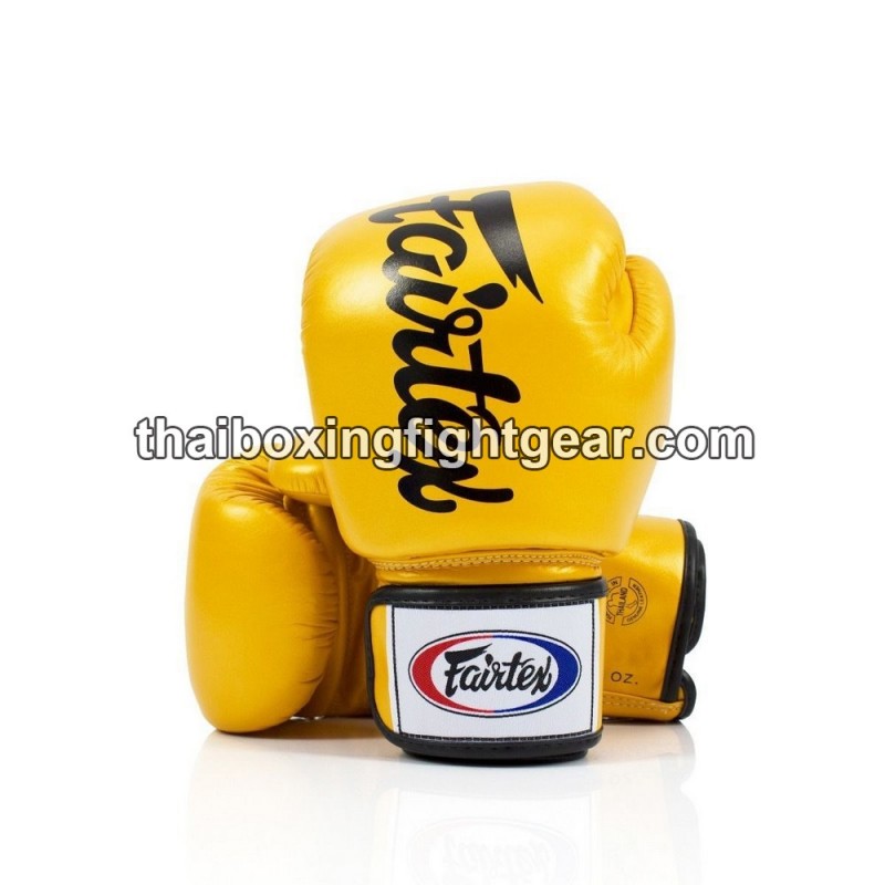 Muay Thai Boxhandschuhe Fairtex BGV19 gelb | Handschuhe