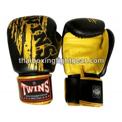 Muay Thai Boxhandschuhe Twins FBGVL3-TW4"Black Gold" | Handschuhe