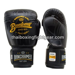 Buakaw Banchamek Muay Thai  Boxhandschuhe "BGL-UL1 Black" | Thaibox Handschuhe