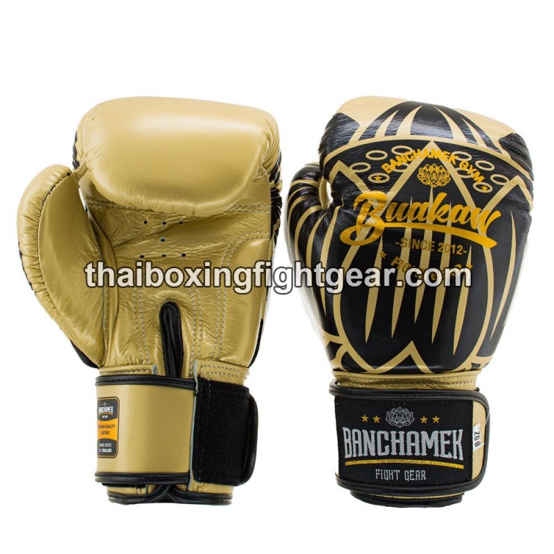 Buakaw Banchamek Muay Thai  Boxhandschuhe "BGL-UL1 Gold" | Thaibox Handschuhe