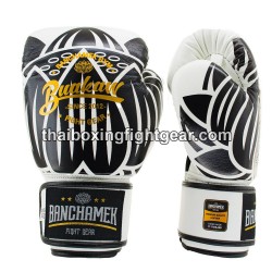 Buakaw Banchamek Muay Thai  Boxhandschuhe "BGL-UL1 White" | Thaibox Handschuhe