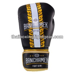 Buakaw Banchamek Muay Thai  Boxhandschuhe "BGL Striker Black" | Thaibox Handschuhe