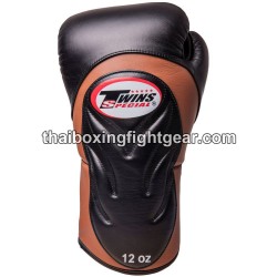 Muay Thai Boxhandschuhe Twins BGVL6  Braun Schwarz | Handschuhe