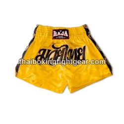 Raja Boxing Muay Thai Boxhosen Classic Gelb | MuayThai Boxhosen