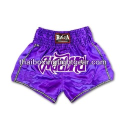 Raja Boxing Muay Thai Boxhosen Classic Lila | MuayThai Boxhosen