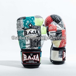 Raja Boxing Muay Thai Boxhandschuhe "Indian Paisley THR" | Handschuhe