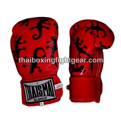 Muay thai Boxhandschuhe Thaismai BG124 "LIZARD" Rot | Handschuhe