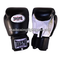 Muay thai Boxhandschuhe Thaismai BG124 Schwarz Weiß | Handschuhe