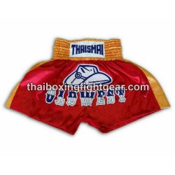 Muay thai shorts Boxhose Thaismai "Old West" Rot | Box hosen