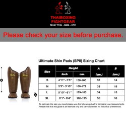 Fairtex Muay Thai Schienbeinschoner SP8 Leder Weiß Fairtex - 5