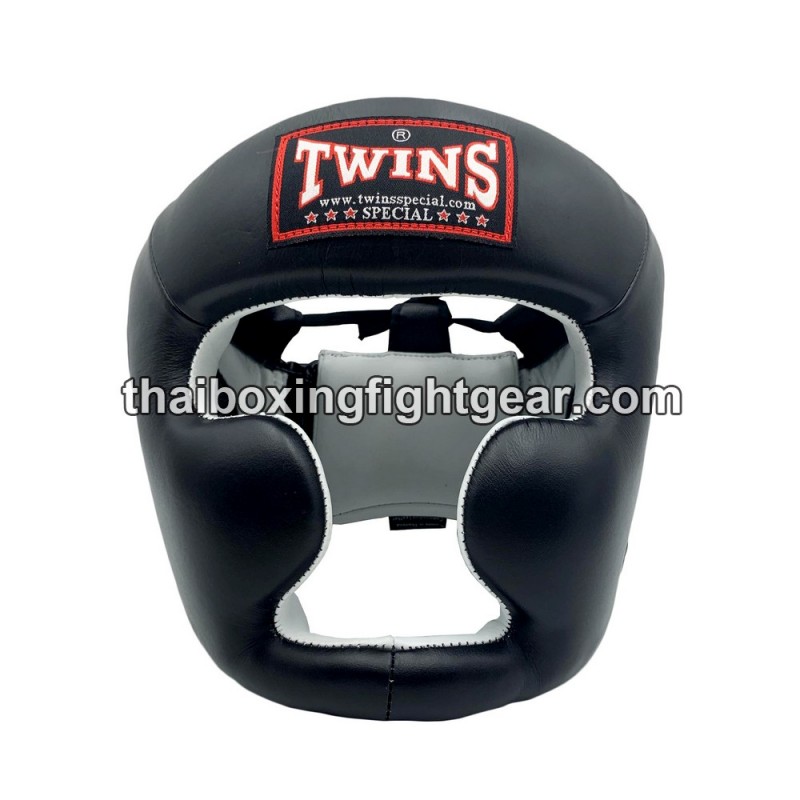 Twins Kopfschutz Boxen HGL3 Leder schwarz, günstig und direkt aus Thailand