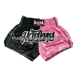 Raja Boxing Muay Thai Boxhosen "Bi-Color Black Pink" Raja - 1