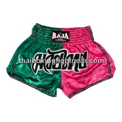 Raja Boxing Muay Thai Boxhosen "Bi-Color Green Pink" Raja - 1