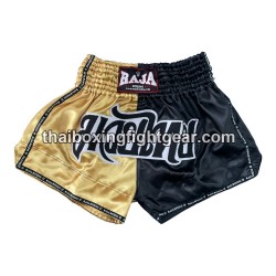 Raja Boxing Muay Thai Boxhosen "Bi-Color Gold Black" Raja - 1