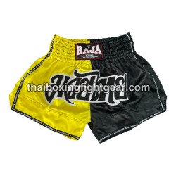 Raja Boxing Muay Thai Boxhosen "Bi-Color Yellow Black" Raja - 1