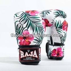 Raja Boxing Muay Thai Boxhandschuhe "Shaba White" Raja - 2