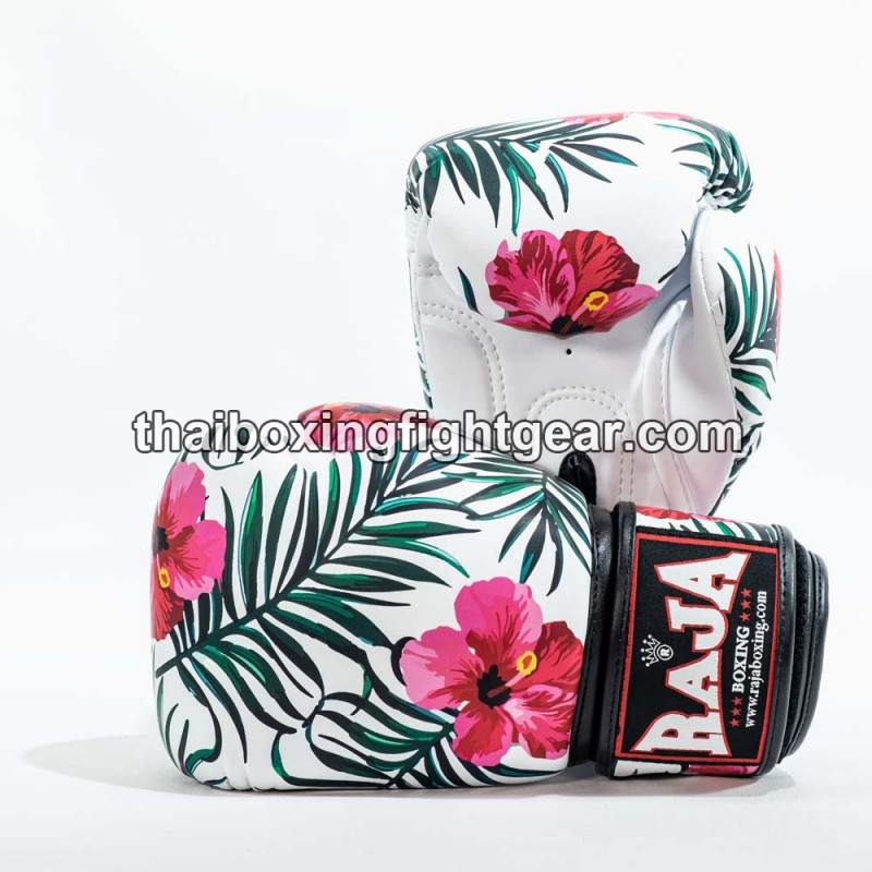 Raja Boxing Muay Thai Boxhandschuhe "Shaba White" Raja - 1