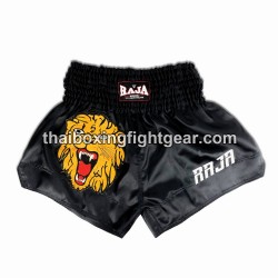 Raja Boxing Muay Thai Boxhosen "Lion" Schwarz Raja - 1