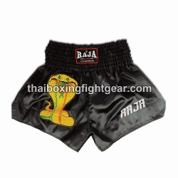 Raja Boxing Muay Thai Boxhosen "Snake" Schwarz Raja - 1