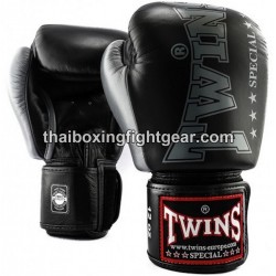 Muay Thai Boxhandschuhe Twins "BGVL3-2TA Black" Twins - 1