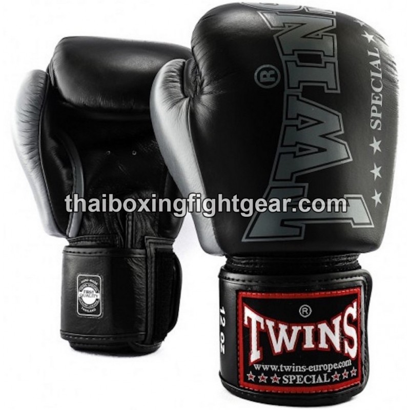 Muay Thai Boxhandschuhe Twins "BGVL3-2TA Black" Twins - 1