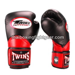 Muay Thai Boxhandschuhe Twins "BGVL11 BLACK RED" Twins - 2
