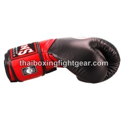 Muay Thai Boxhandschuhe Twins "BGVL11 BLACK RED" Twins - 3
