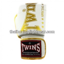 Muay Thai Boxhandschuhe Twins "BGVL3-2TA White Gold" Twins - 4