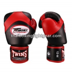 Muay Thai Boxhandschuhe Twins "BGVL13 BLACK RED" Twins - 2