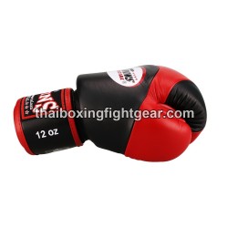 Muay Thai Boxhandschuhe Twins "BGVL13 BLACK RED" Twins - 3
