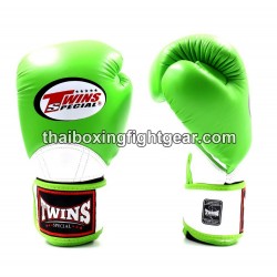 Muay Thai Boxhandschuhe Twins "BGVL11 Green White" Twins - 2