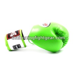 Muay Thai Boxhandschuhe Twins "BGVL11 Green White" Twins - 3