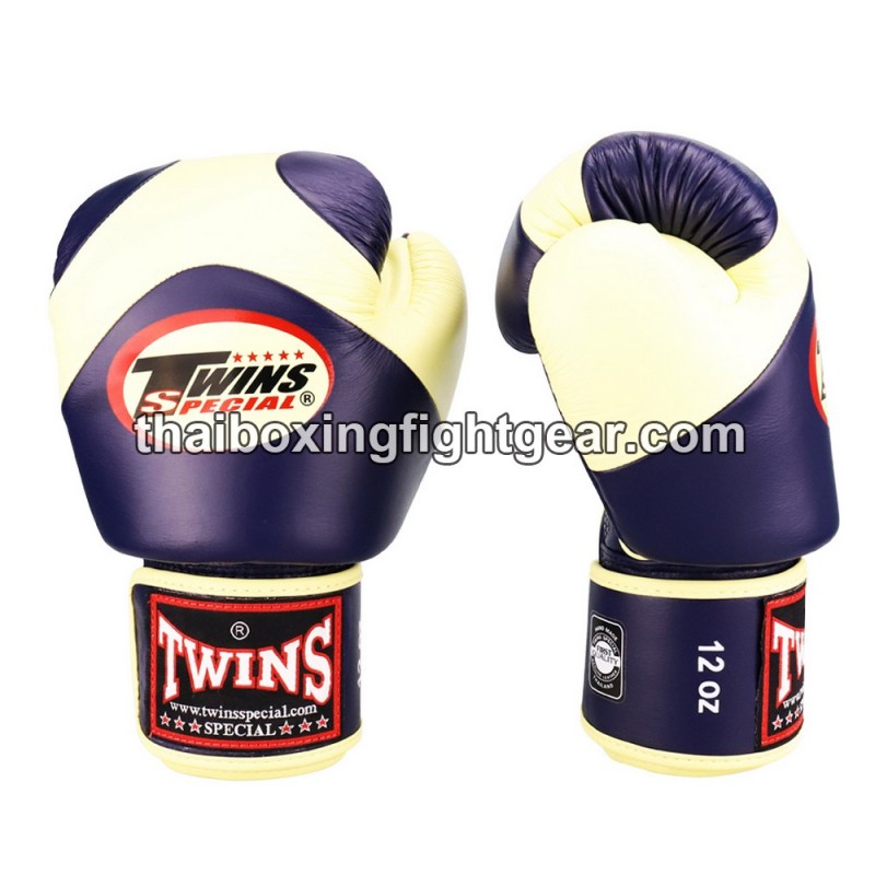 Muay Thai Boxhandschuhe Twins "BGVL13 NAVY VANILLA" Twins - 1