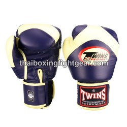 Muay Thai Boxhandschuhe Twins "BGVL13 NAVY VANILLA" Twins - 2
