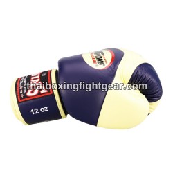 Muay Thai Boxhandschuhe Twins "BGVL13 NAVY VANILLA" Twins - 3